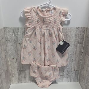 Gerber Pink and Blue Baby Dress